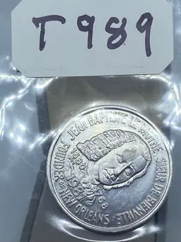 Jean Baptiste Le Moyne  1680-1768-1981 Foun der Token Lot 989