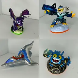 SKYLANDERS LOT: Cynder, Jet-Vac, Pop Fizz, Superchargers: Sky Slicer