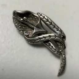 #10 Sterling Silver .925 Taxco Calla Lilly Brooch 2.5” X 1.5”