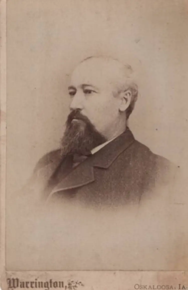 Victorian Cabinet Card Man With Beard Circa 1880-1890 Home Decor Scrapbooks