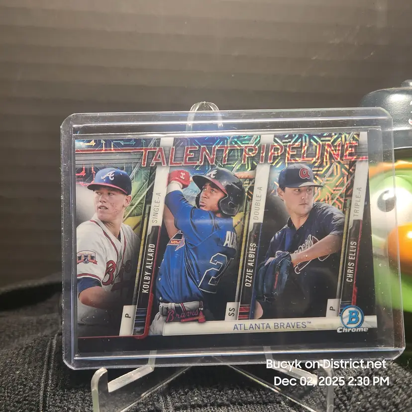 2017 Bowman Chrome Pipeline - Atlanta Braves