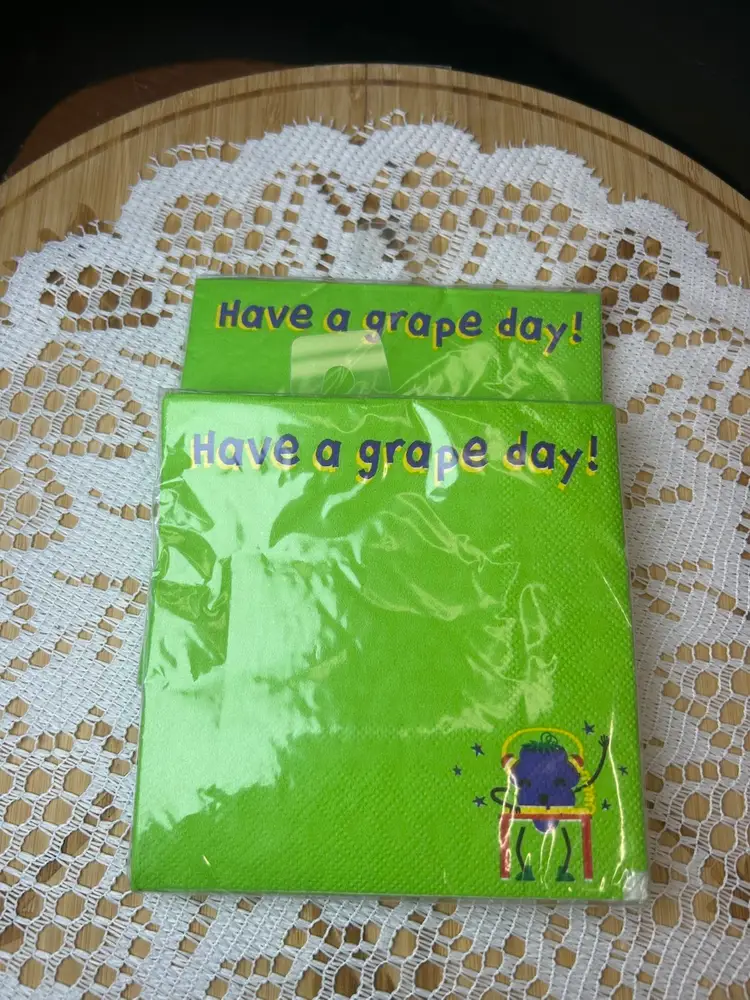 Vintage Paper Lunch Note Napkins 2 Packs Of 10 Each.