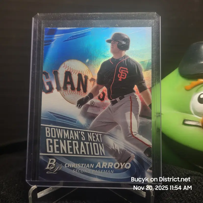 2017 Bowman Platinum Next Gen - Christian Arroyo San Francisco Giants