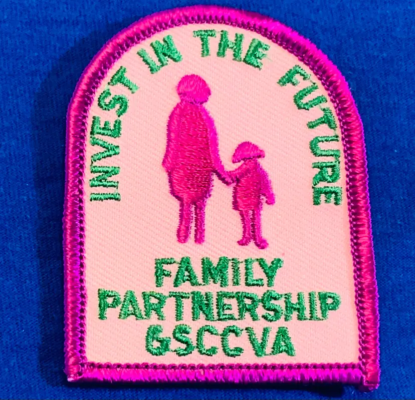 Vintage Scouting Fun Patch: Family Partnership GSCCVA