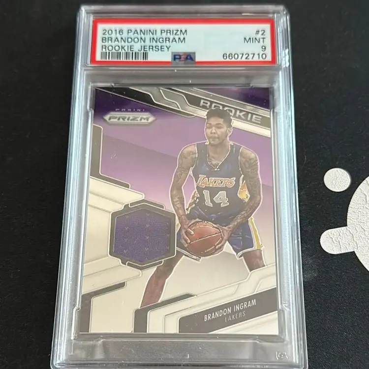 2016 Brandon Ingram Rookie Jersey PSA #9