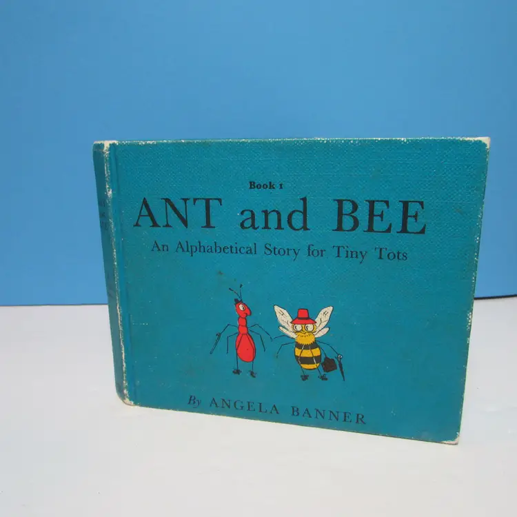 vintage Ant and Bee an alphabet story for tiny tots by Angela Banner children book