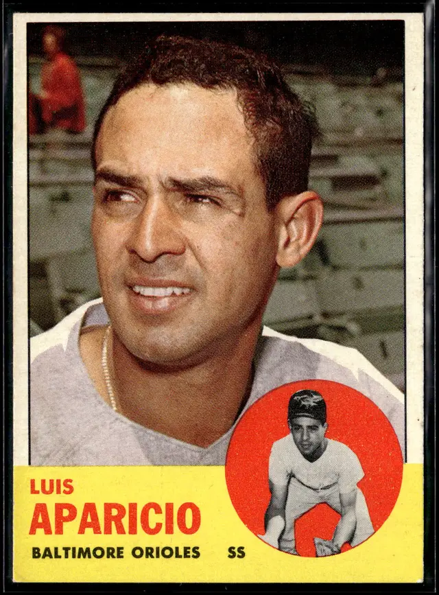 #11 Luis Aparicio 1963 Topps #205 *LIVE AUCTION*