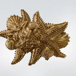 #35 Costume Metal Star Belt Buckle 3”