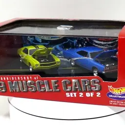 Hot Wheels Collectibles '69 Muscle Cars AMX/Plymouth GTX 1:64 30th Anniversary