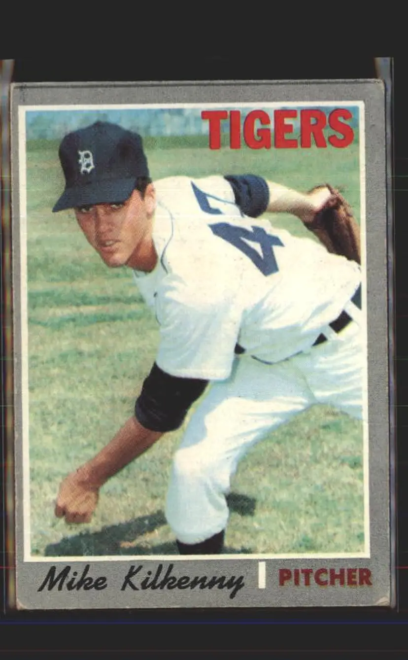 Mike Kilkenny 1970 Topps #424 - (pk6) - Detroit Tigers