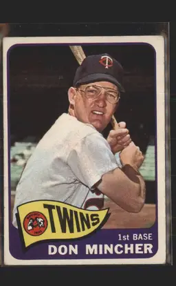 Don Mincher 1965 Topps #108 - (140) - Minnesota Twins