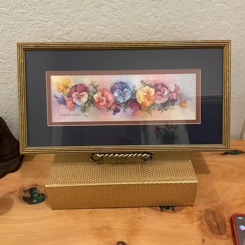 16 Framed “Pansy Panel” Print