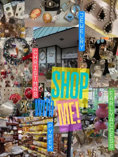 Antique Mall Shopping Before Opening!