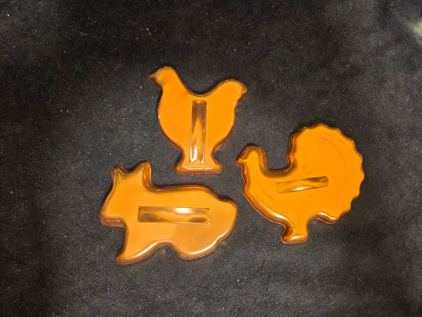 3 copper cookie cutters