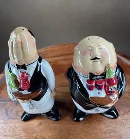 CIC Waiters Salt & Pepper Shakers - Serving Wine Cocktails