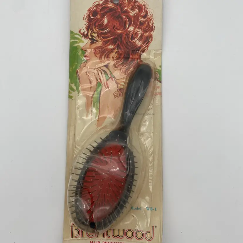 Brentwood Hair Products VTG 1970 WB-1 Cushion Brush - New Old Stock