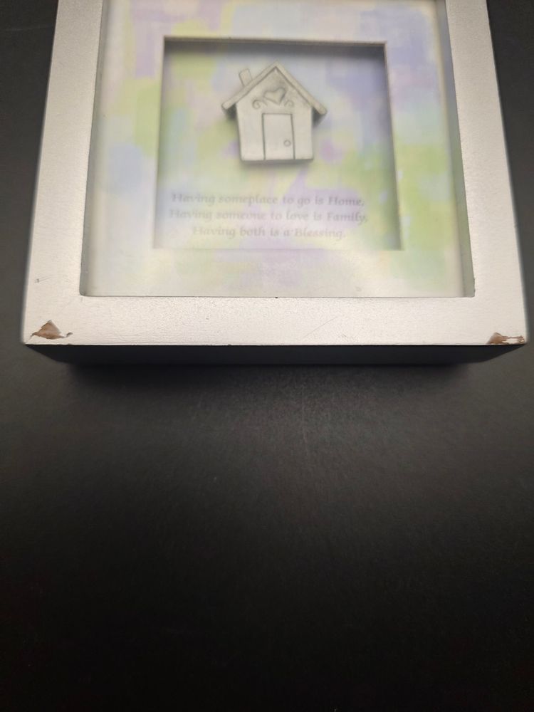 Mini silver magnet frame As Is