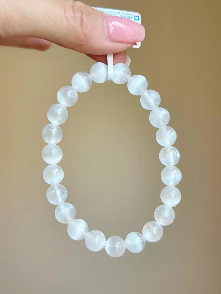 Selenite Bracelet 8mm