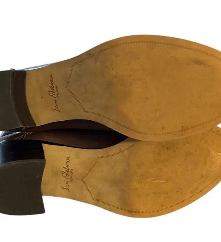 Anthropologie Sam Edelman JODIE BUCKLE
ANKLE BOOT Brown Leather
Booties Womens