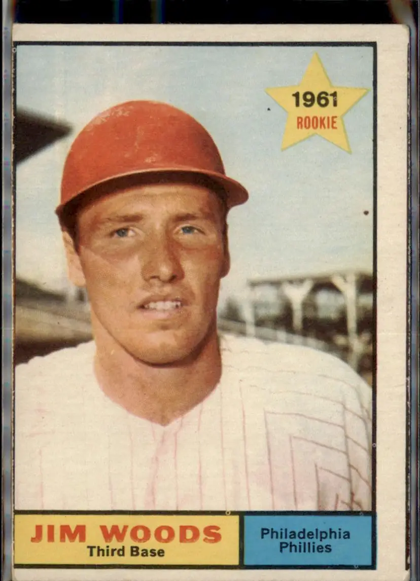 1961 Topps #59 Jim Woods - ( ) - Philadelphia Phillies
