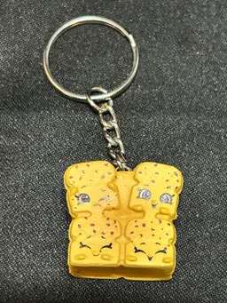 Happy French Toast Keychain