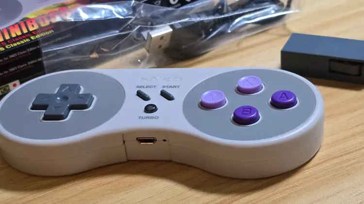 Nyko Super Miniboss Wireless Controllers for SNES Classic – 1 New in Box + 1 Open-Box Unused