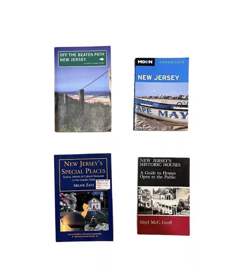 Lot 8 NJ New Jersey Travel Trivia History Historic Guide Tourist Paperback Books