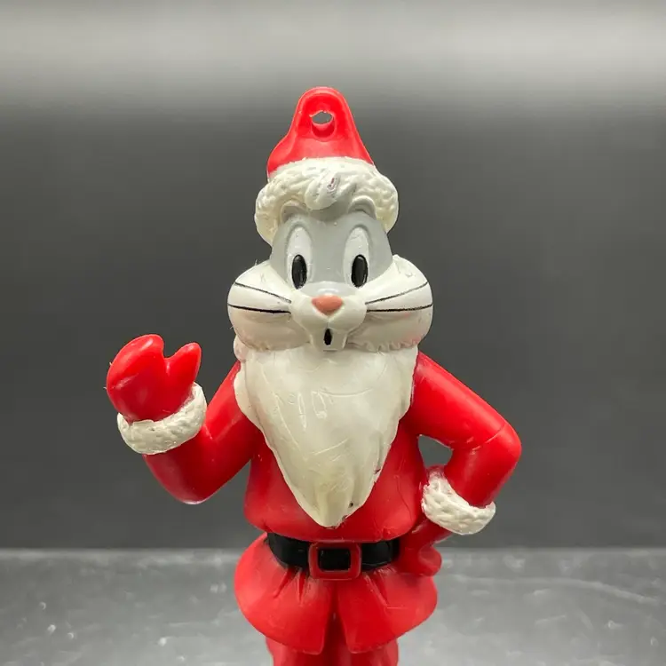Bugs Bunny Santa Looney Tunes Arby's Christmas Ornament Vintage Holiday Decor