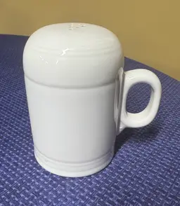 Fiesta white pepper shaker