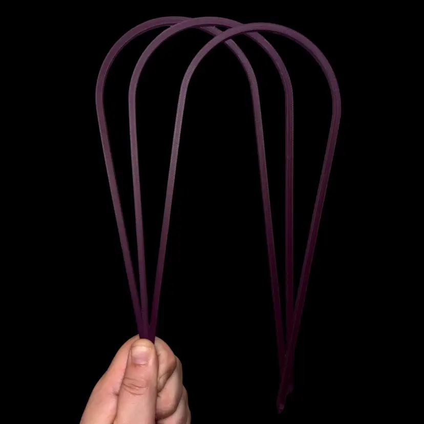 (3-pack) 9 inch arch trellis in Plum