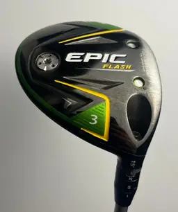 Callaway Epic Flash 15* 3 Wood - Evenflow 65G 6.0 Stiff Flex - Good w/ HC