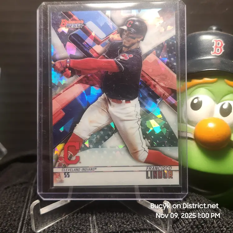 2018 Bowman's Best Atomic - Francisco Lindor Cleveland Guardians