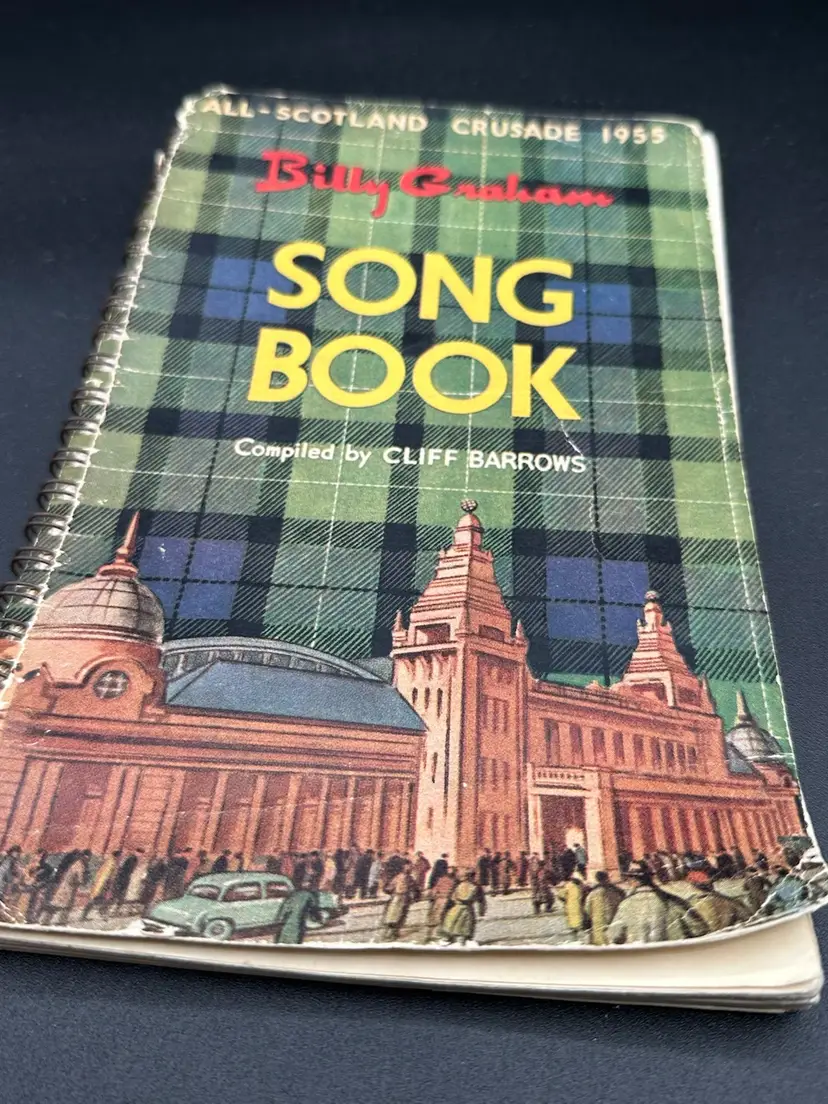 Billy Graham Song Book All-Scotland Crusade 1955 Comp by Cliff Barrows #16754