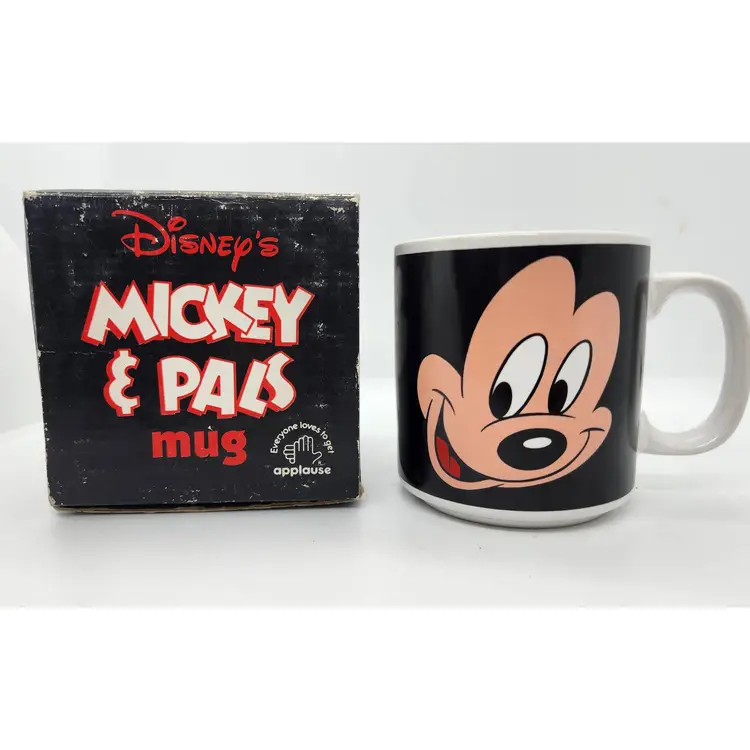 Applause Vtg 1980's Mickey & Minnie Mug