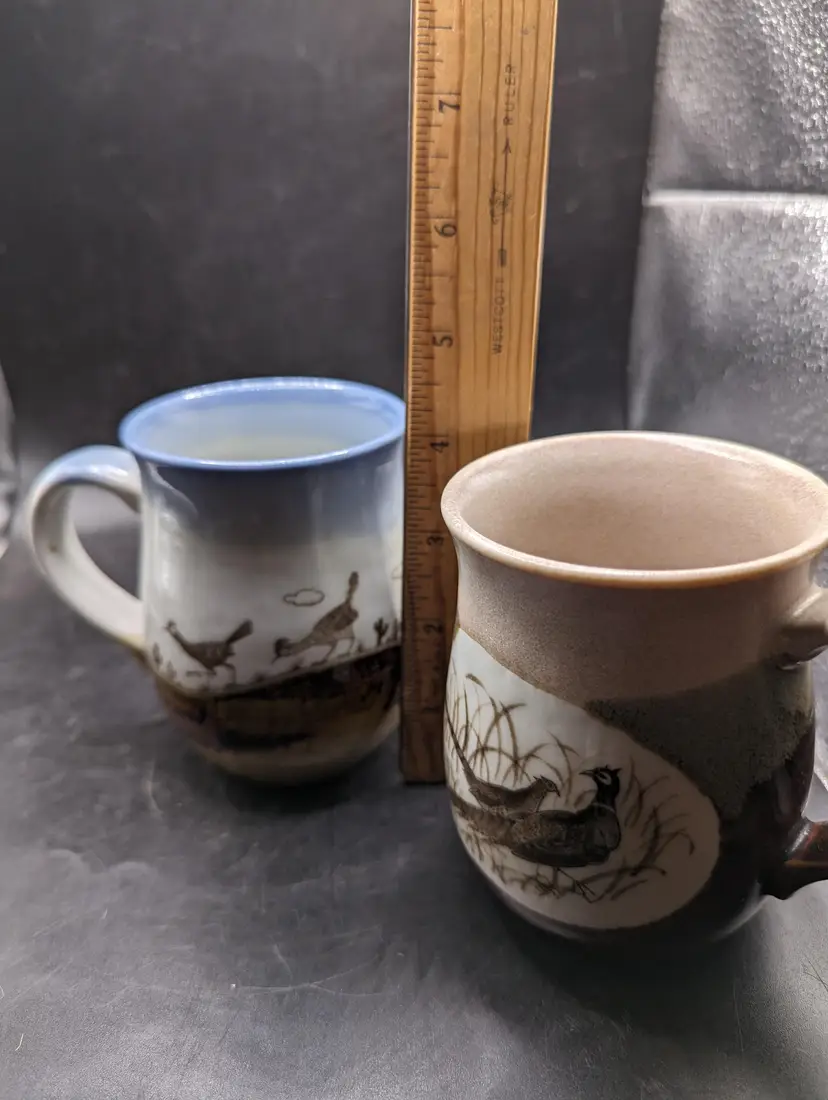 Vintage Wildlife Otagiri Style Mug Set