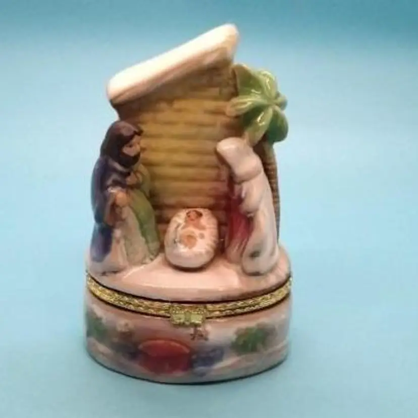 Nativity Scene Trinket Box