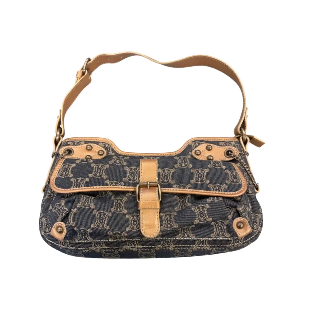 Celine Denim Vintage Shoulder Bag