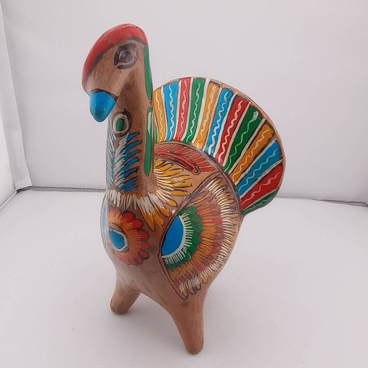 Mexican pottery turkey bank