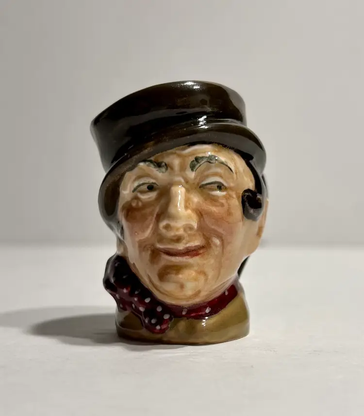 VTG Royal Doulton Sam Weller Mini Toby Character Mug Jug “A” Mark England 2.25"