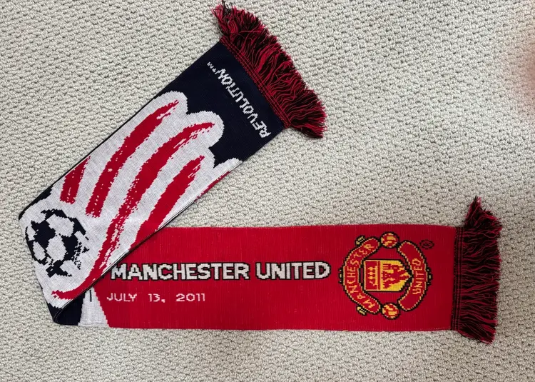 MLS Revolution vs Manchester United Scarf