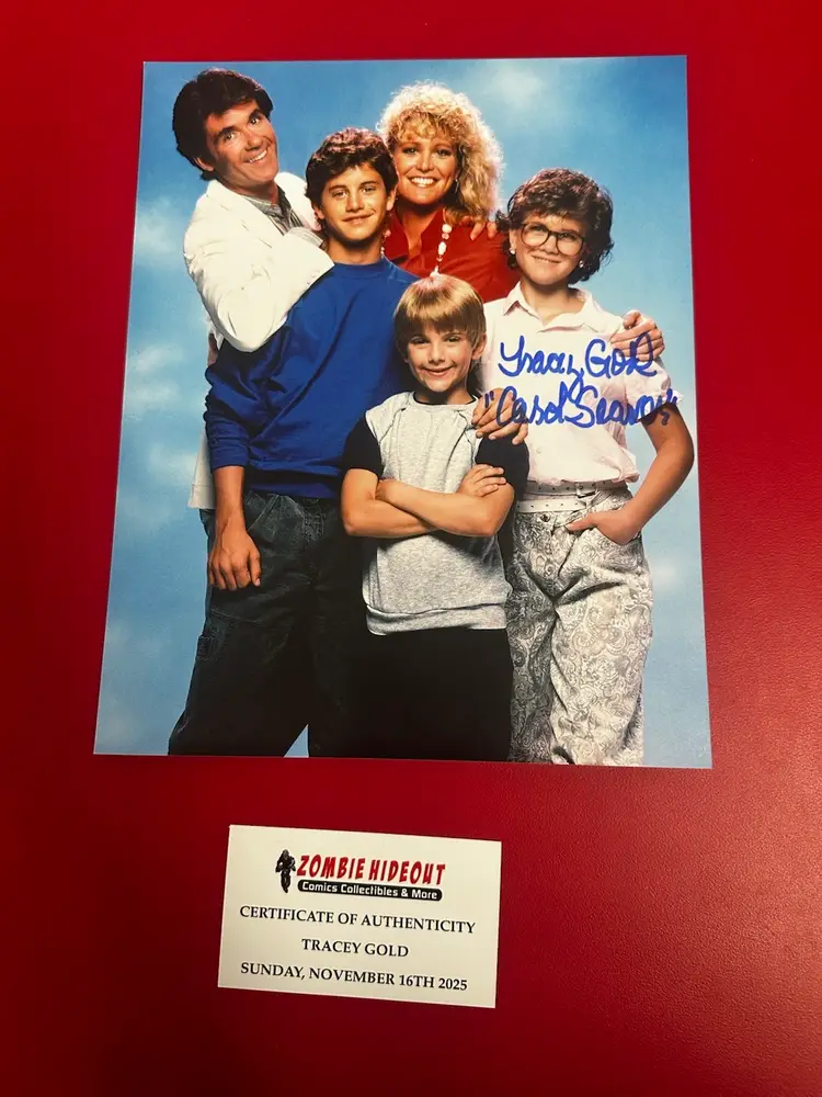Tracey Gold Growing Pains Carol Seaver Autograph 8x10 Zombie Hideout Store COA