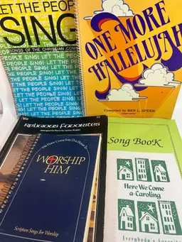 6 Music/Song Books Various Genre Easy to Play
