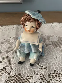 Lino Zampiva porcelain spaghetti hair Italian Doll