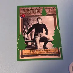 Pudge Heffelfinger First Professional Football Player /32