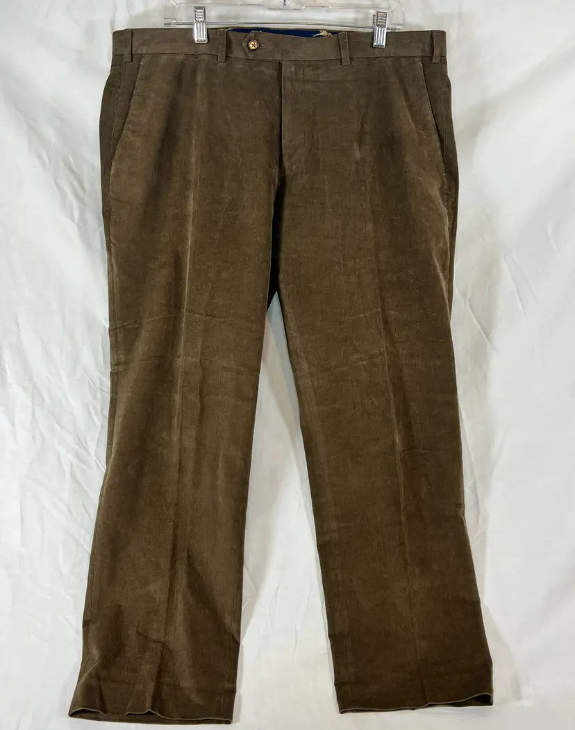 Vintage Brown Corduroy Straight Leg Pants Women's Size 10