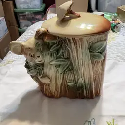 McCoy Bear And Tree Cookie Jar