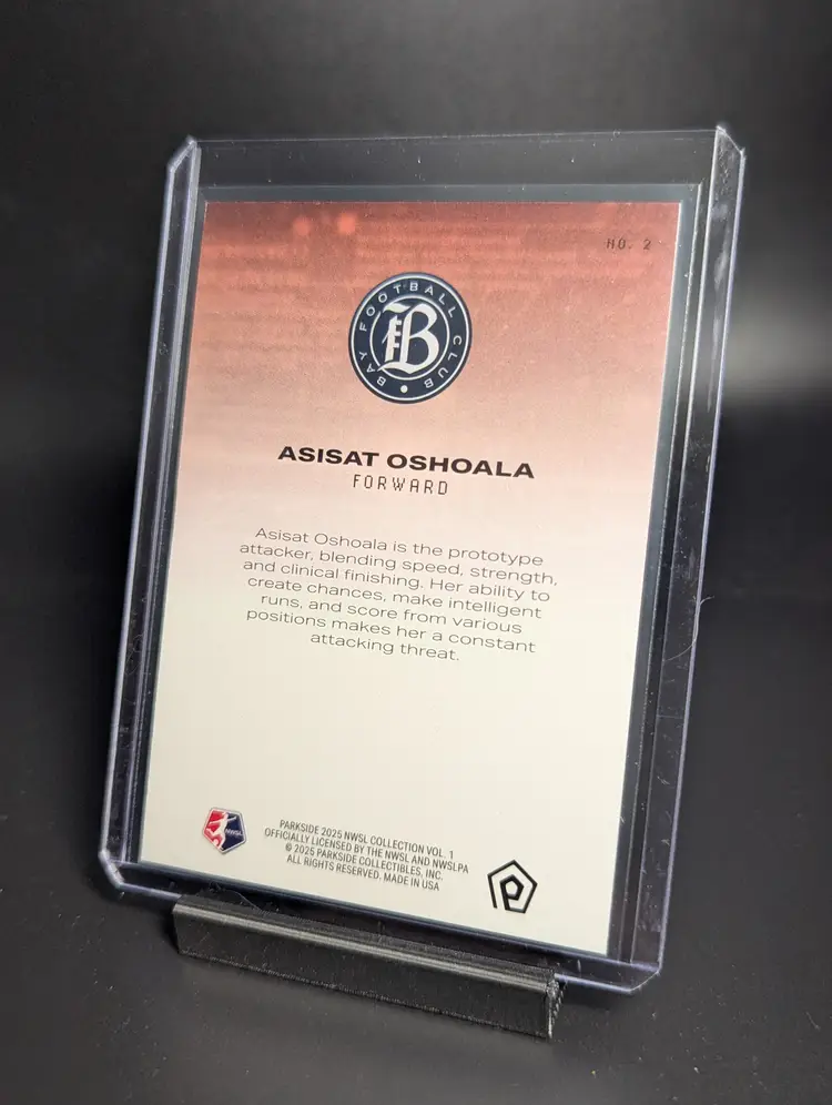 2025 Parkside NWSL Vol 1 Prototype Asisat Oshoala BayFC