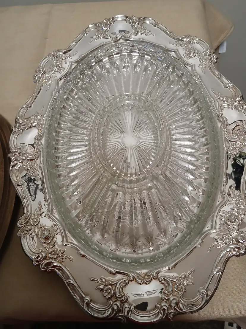 Towle 4071 Serving Platter with inserts