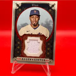 Edwin Diaz 2023 Topps Allen & Ginter Full Size Relic New York Mets