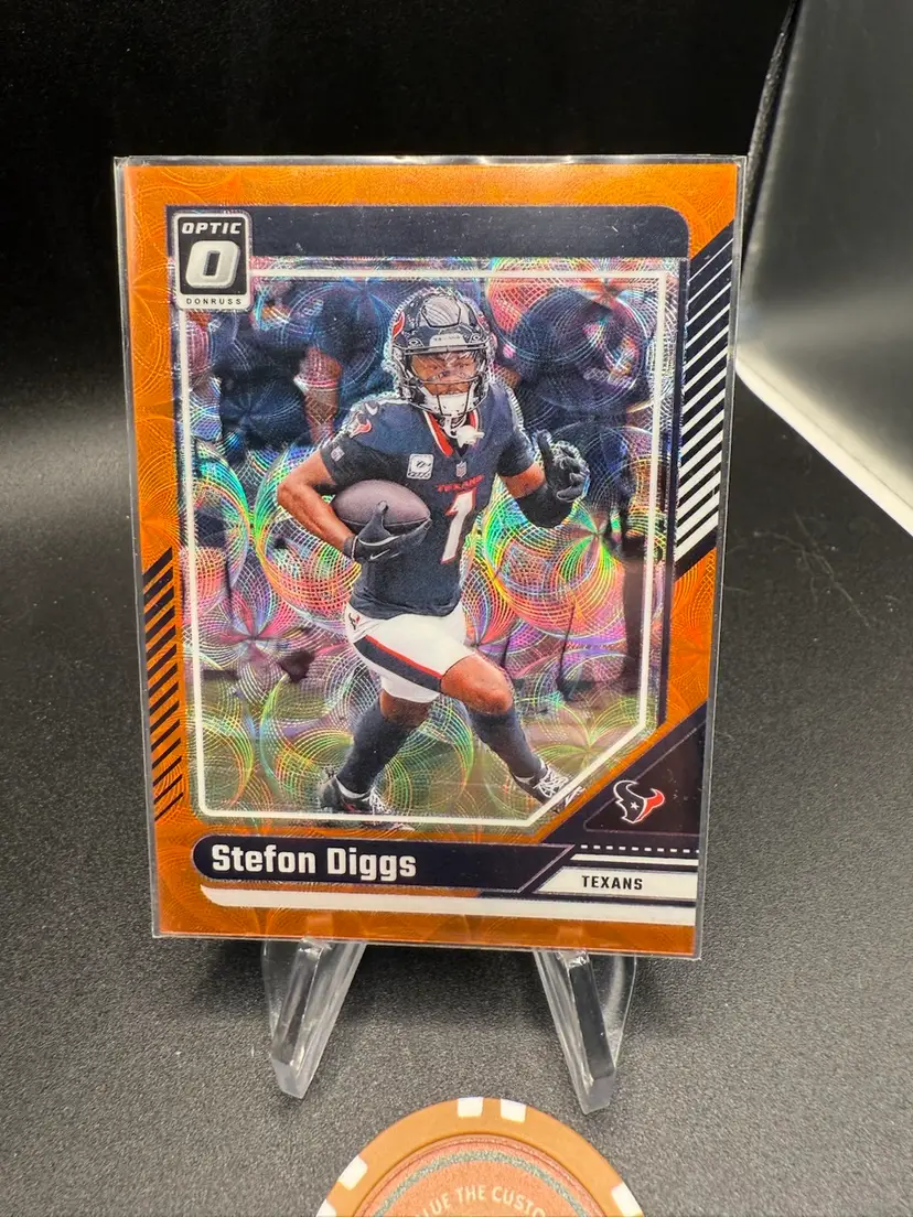 Stephon Diggs Orange Scope #/79 Houston Texans